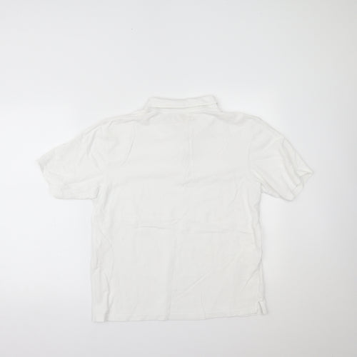Marks and Spencer Boys White   Pullover Polo Size 15-16 Years