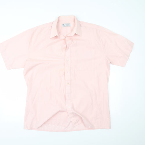 C&A Mens Pink    Button-Up Size 16