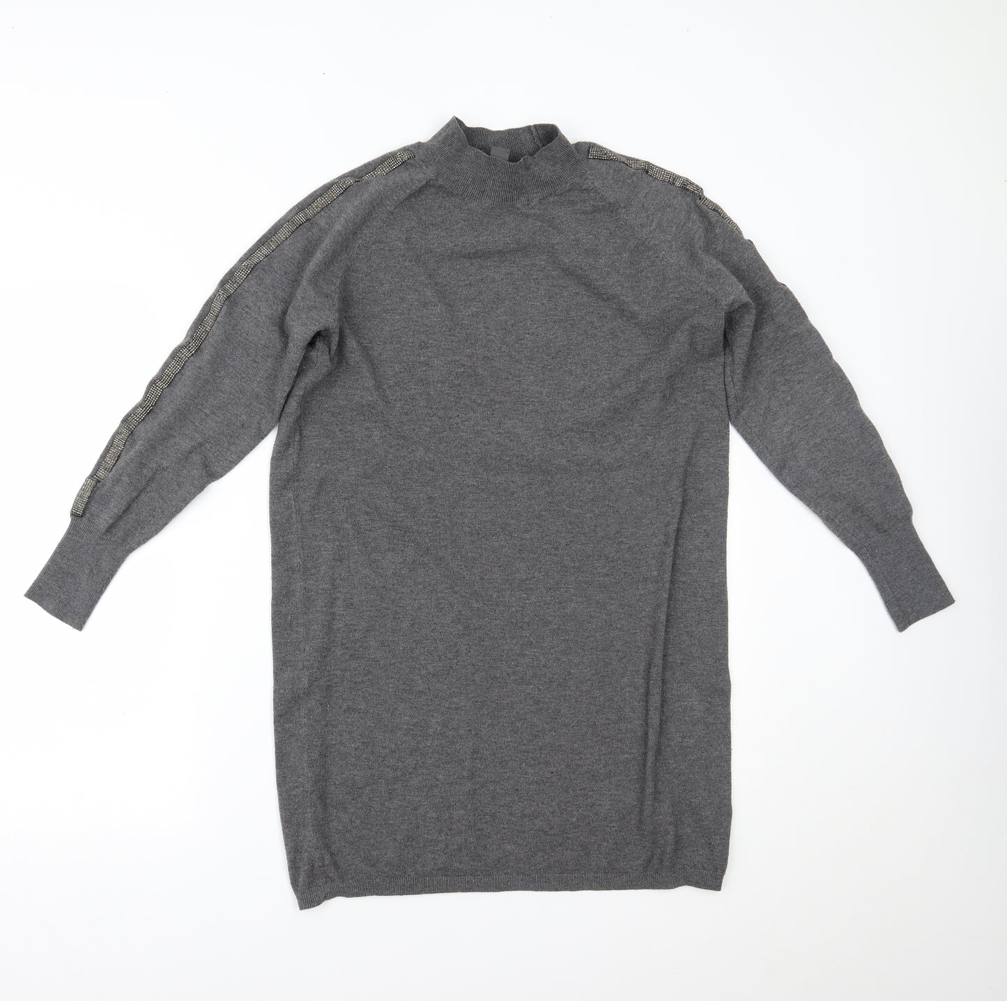 Primark Womens Grey   Jumper Dress  Size S