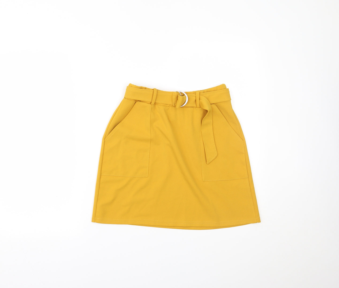 New Look Womens Yellow   Mini Skirt Size 10