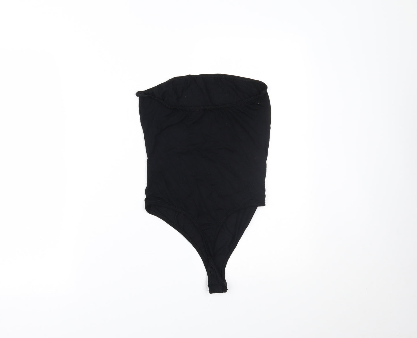 PRETTYLITTLETHING Womens Black   Bodysuit One-Piece Size 10