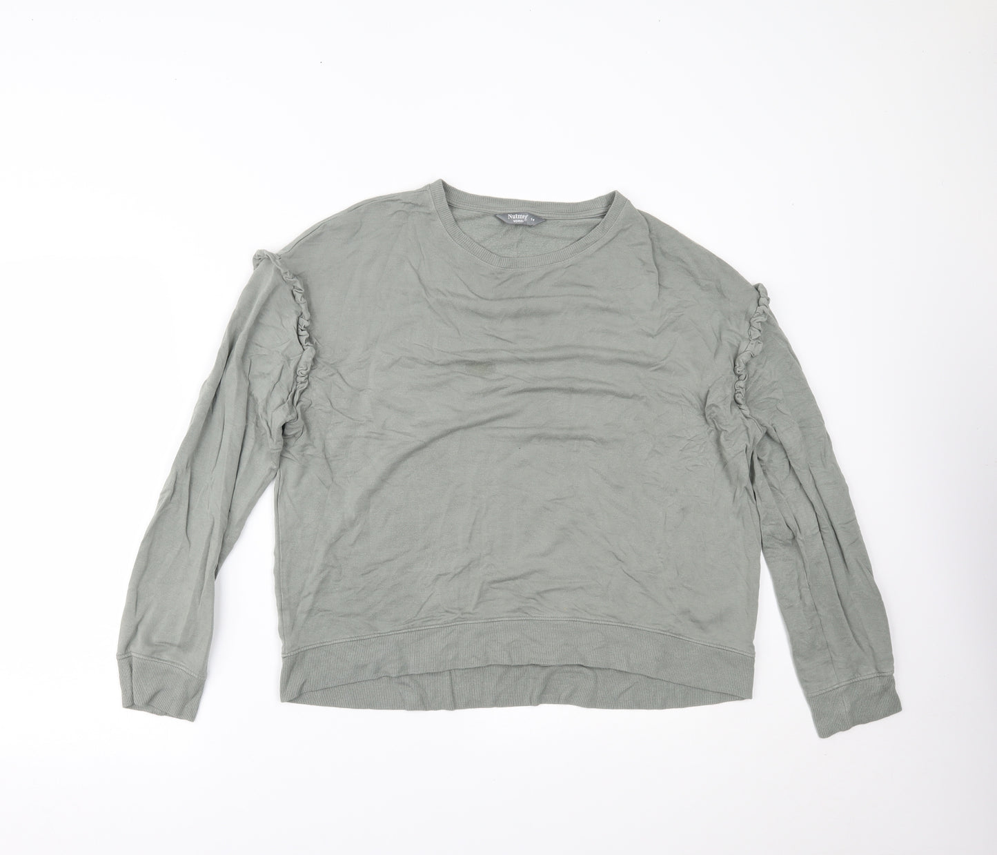 Nutmeg Womens Green   Basic Blouse Size 14