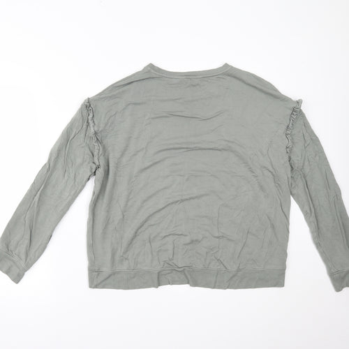 Nutmeg Womens Green   Basic Blouse Size 14