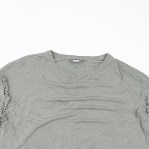 Nutmeg Womens Green   Basic Blouse Size 14