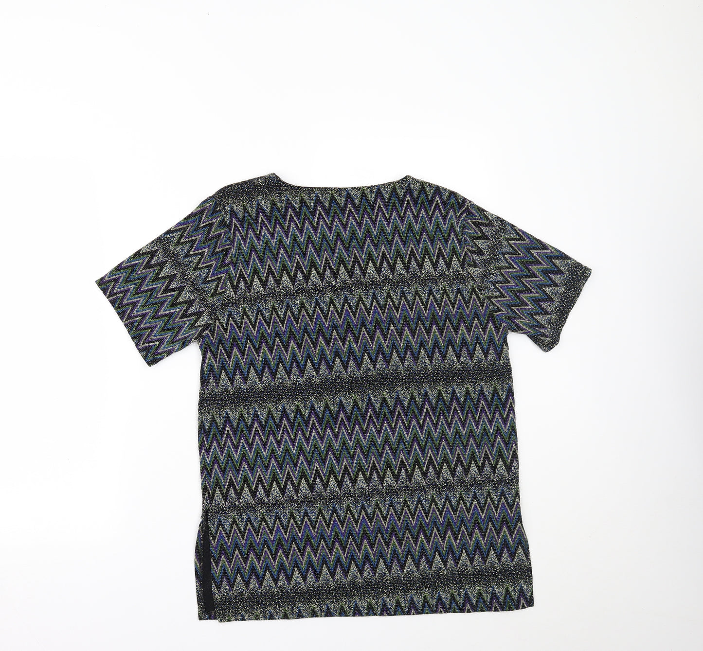 casamia Womens Multicoloured Geometric  Basic T-Shirt One Size