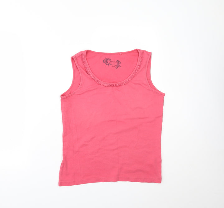 Casual Collection Womens Pink   Basic Tank Size 14