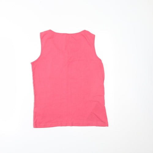 Casual Collection Womens Pink   Basic Tank Size 14