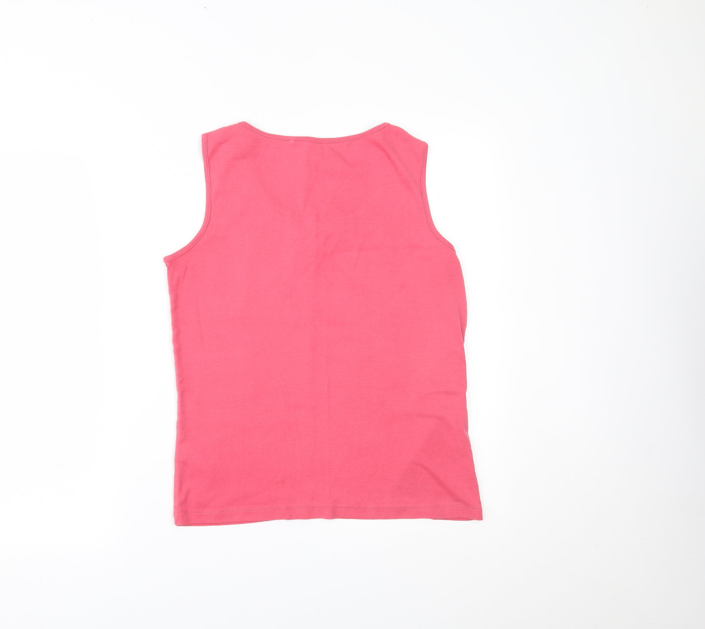 Casual Collection Womens Pink   Basic Tank Size 14