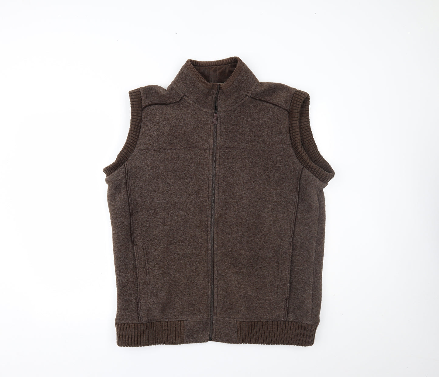 Marks and Spencer Mens Brown   Gilet Coat Size XL