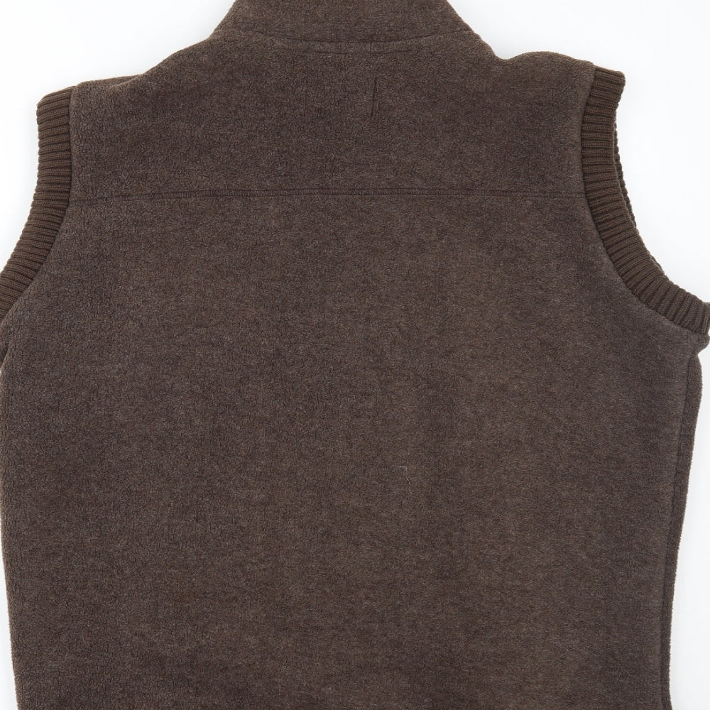 Marks and Spencer Mens Brown   Gilet Coat Size XL
