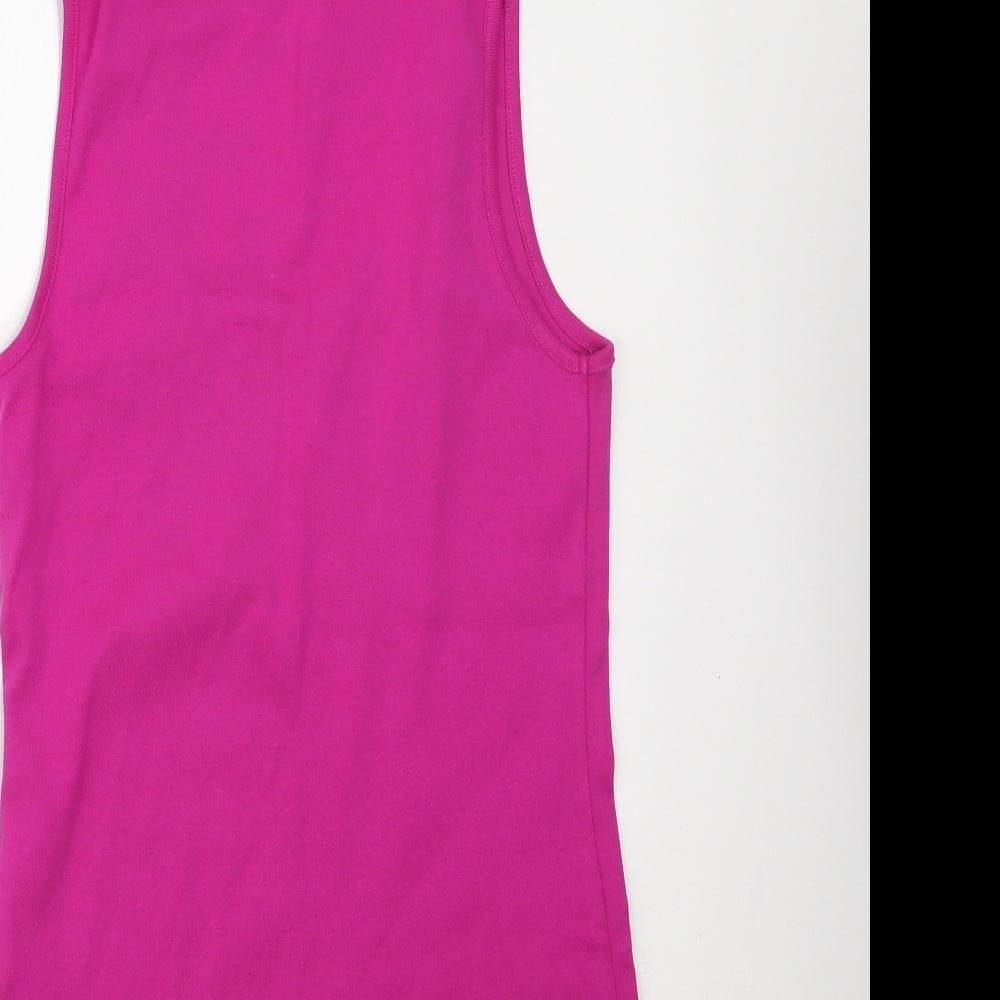 Marks and Spencer Womens Pink   Basic Tank Size 14