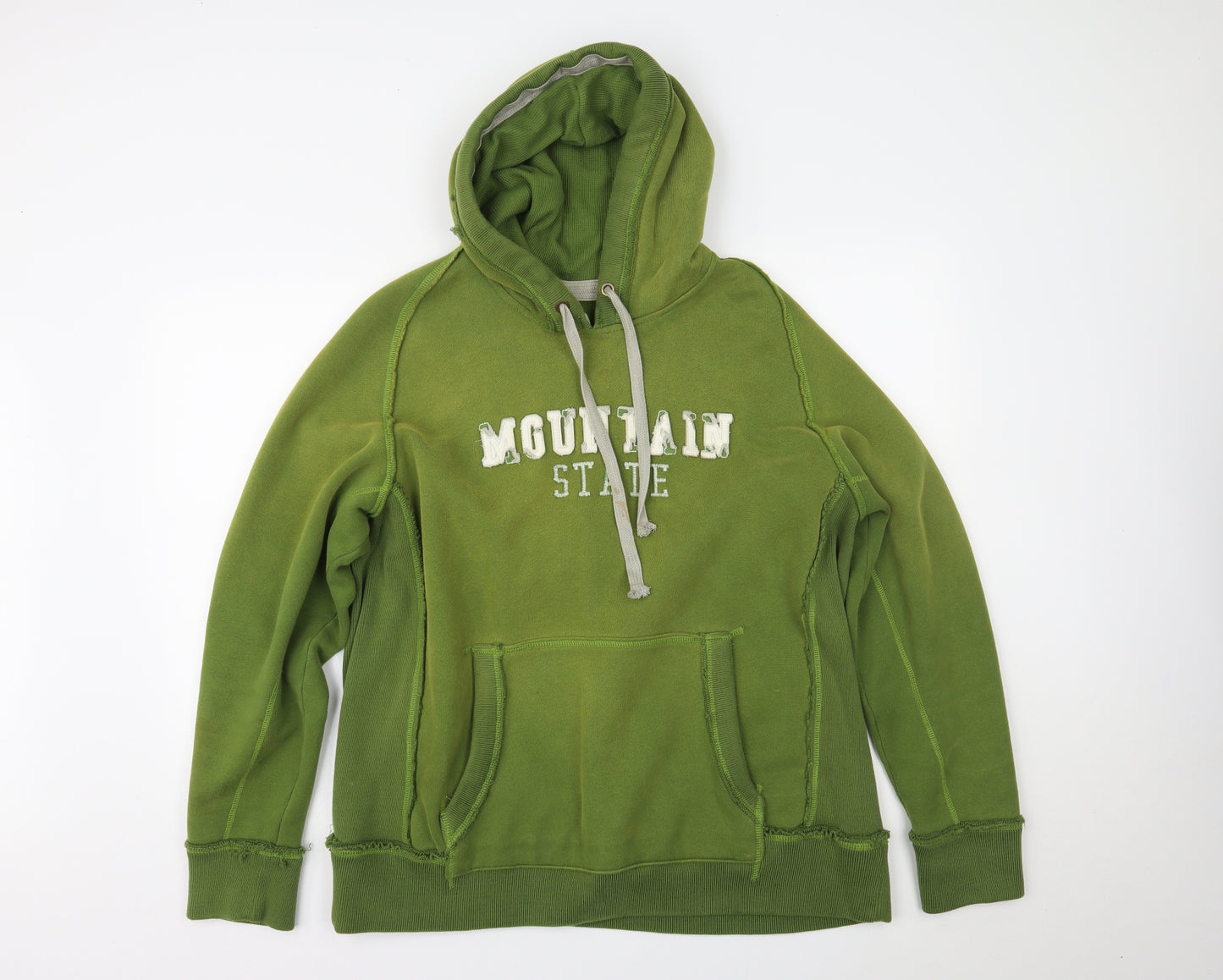 Marks and Spencer Mens Green   Pullover Hoodie Size L