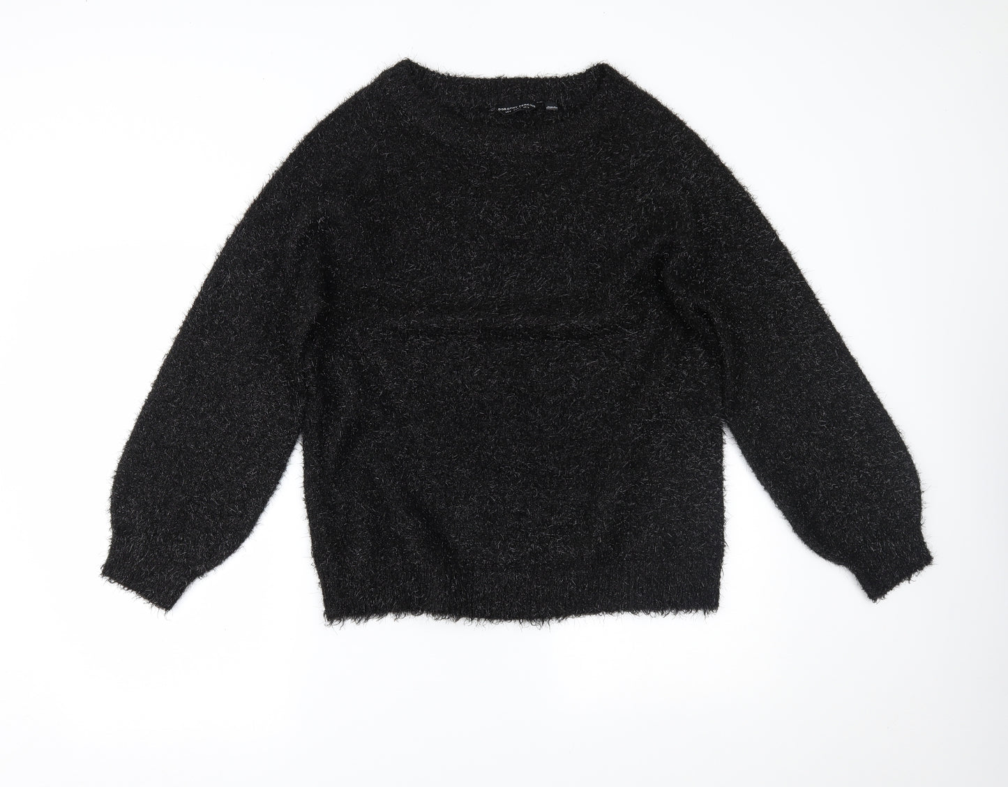Dorothy Perkins Womens Black   Pullover Jumper Size M