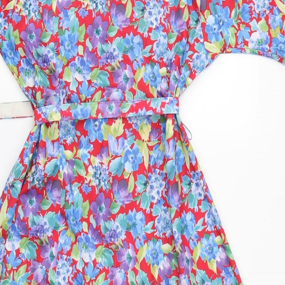 Riddella Womens Multicoloured Floral  Fit & Flare  Size 18