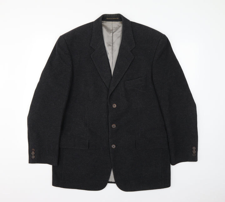 Marks and Spencer Mens Grey Jacket Suit Size M