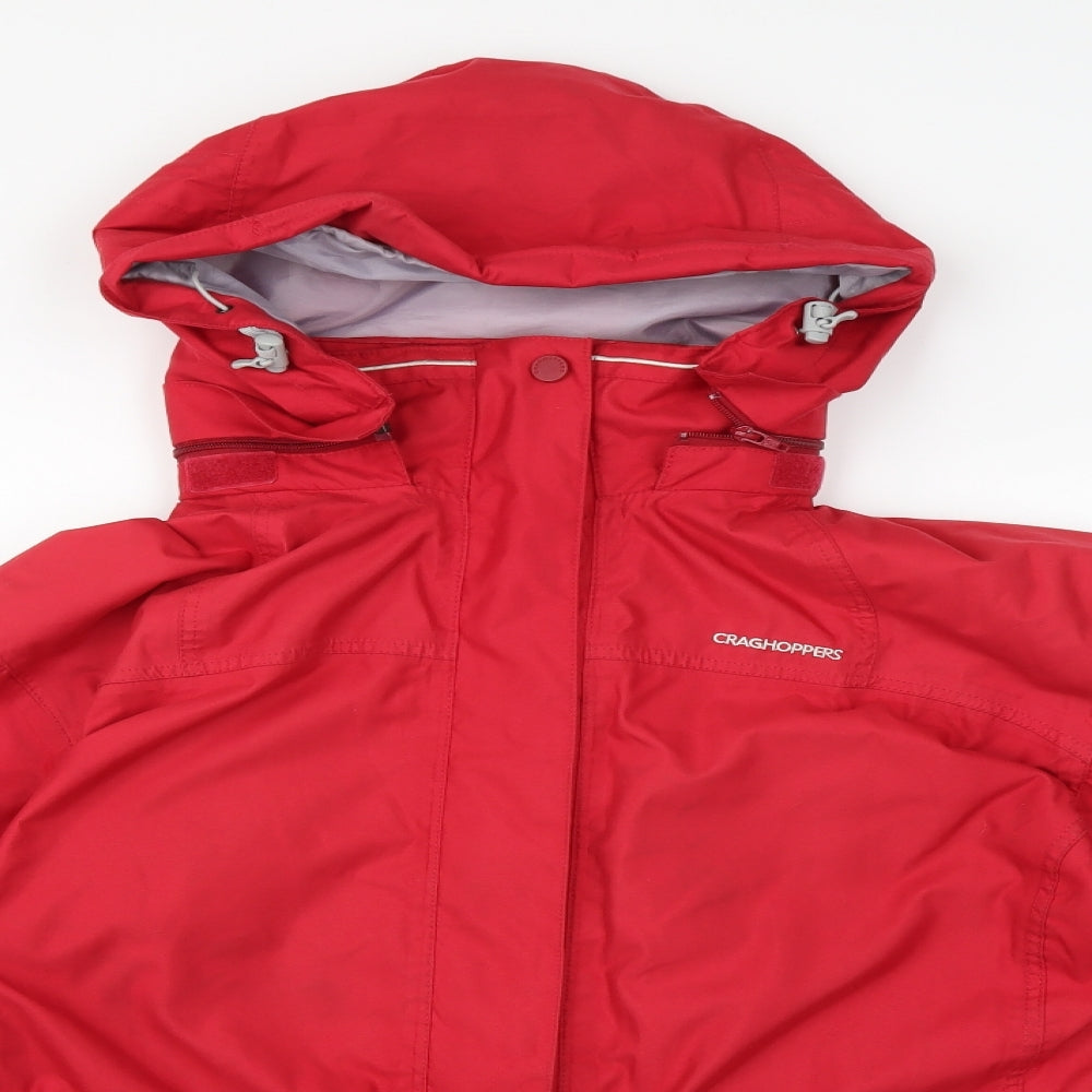 Craghoppers Womens Red   Rain Coat Coat Size 16