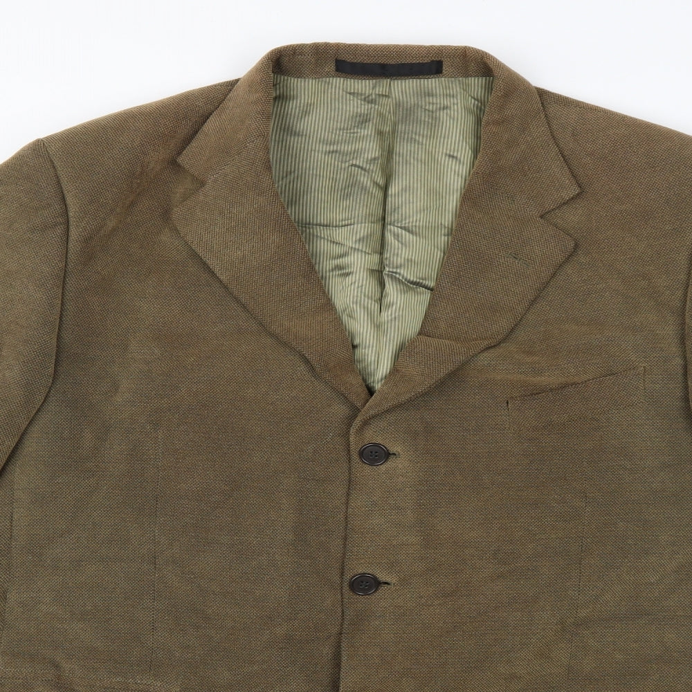 Preworn Mens Green   Jacket Blazer Size M