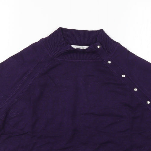 Wallis Womens Purple   Pullover Jumper Size 16
