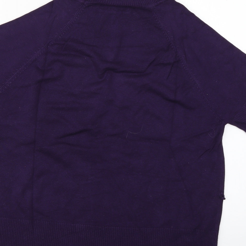 Wallis Womens Purple   Pullover Jumper Size 16