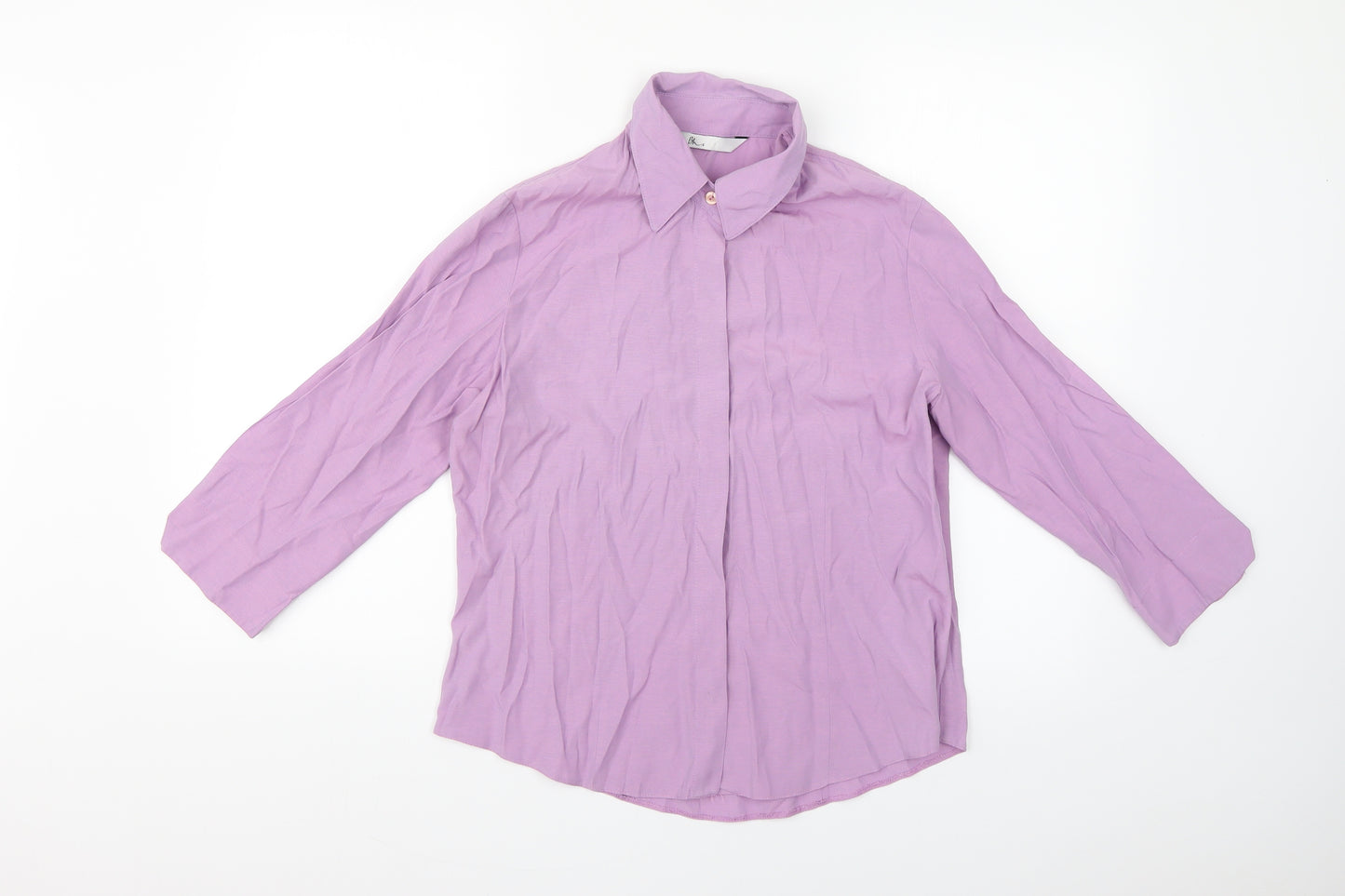 BHS Womens Purple   Basic Blouse Size 14