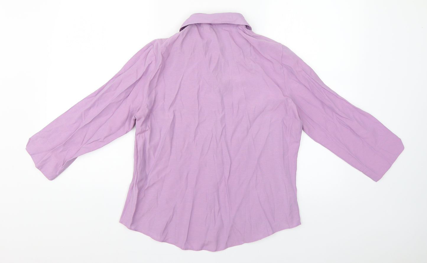 BHS Womens Purple   Basic Blouse Size 14
