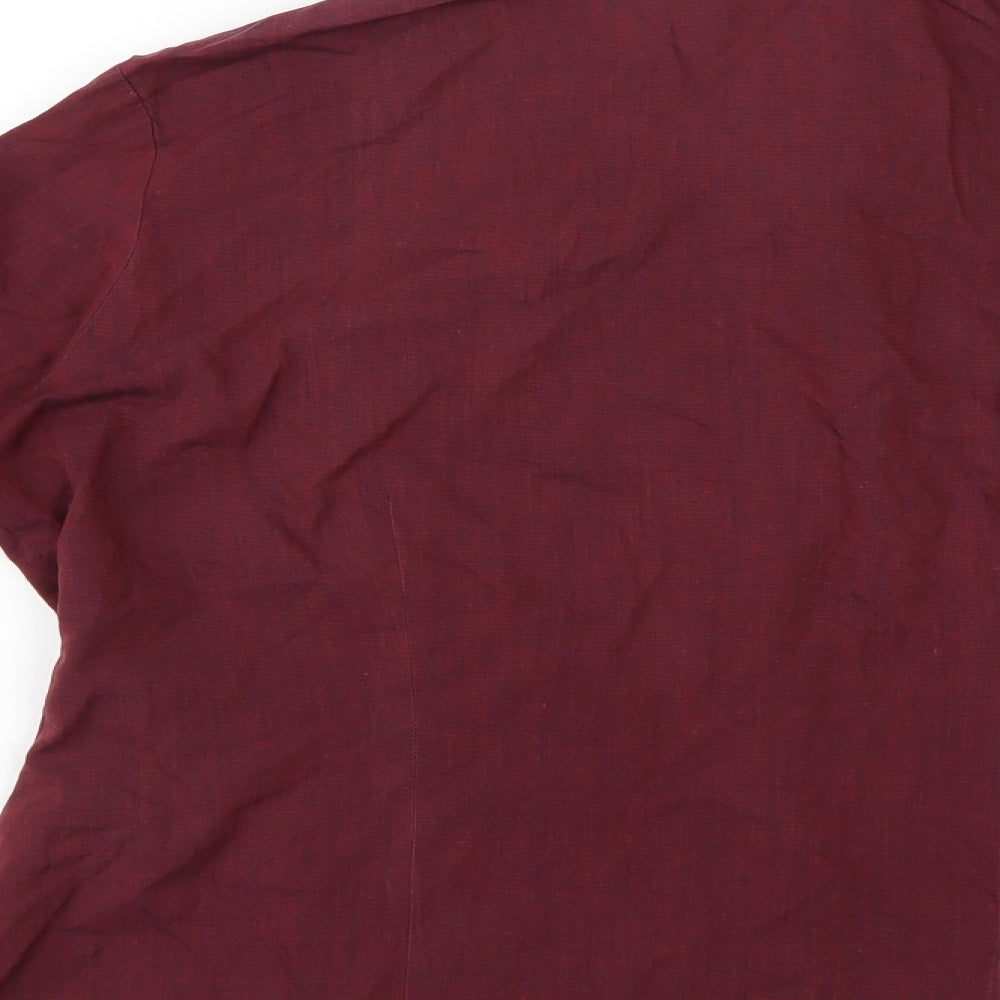 Dorothy Perkins Womens Purple   Basic Blouse Size 16