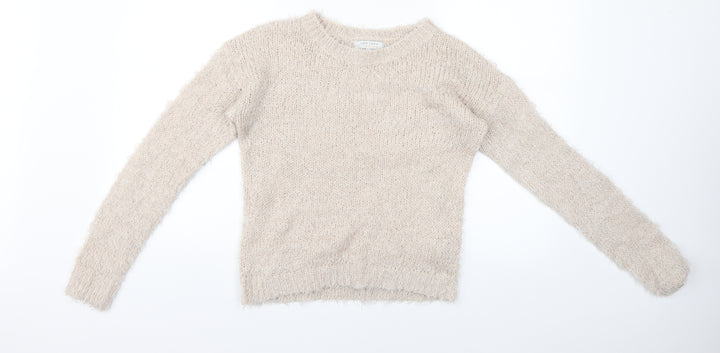 New Look Womens Beige Pullover Jumper Size 10