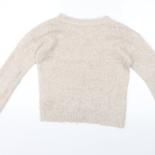 New Look Womens Beige   Pullover Jumper Size 10