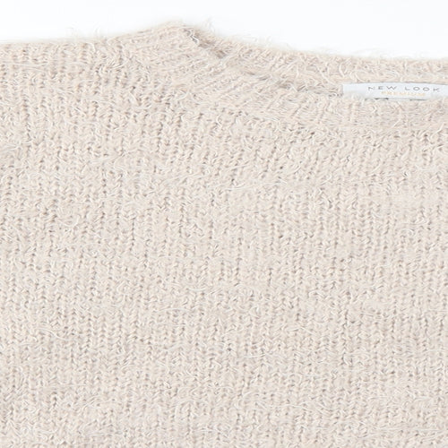 New Look Womens Beige   Pullover Jumper Size 10