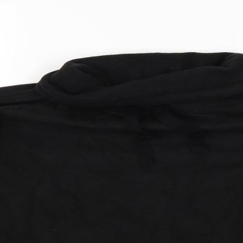 gift aid Womens Black Herringbone  Pullover Jumper Size S