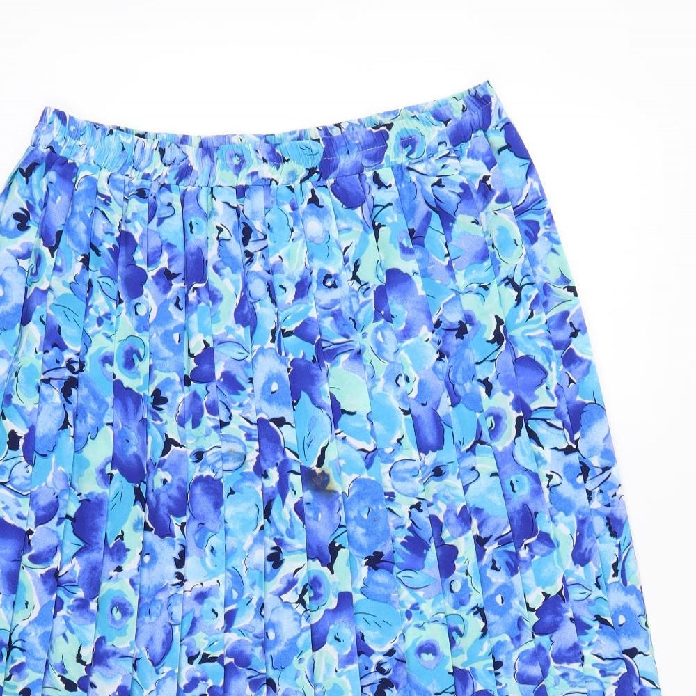 Afibel Womens Multicoloured Floral  Flare Skirt Size 14