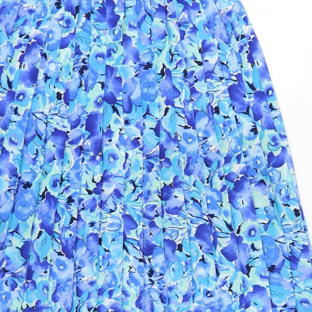 Afibel Womens Multicoloured Floral  Flare Skirt Size 14