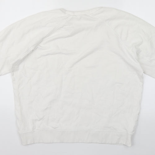River Island Womens White   Pullover Jumper Size 16