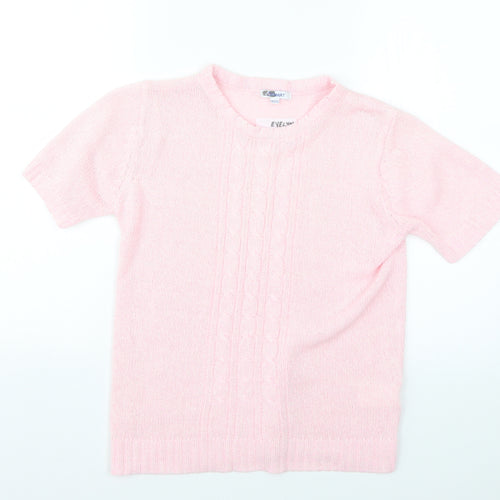 Damart Girls Pink   Pullover Jumper Size 10-11 Years