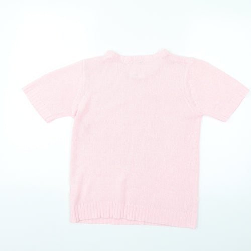 Damart Girls Pink   Pullover Jumper Size 10-11 Years