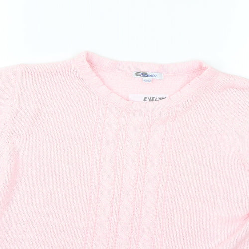 Damart Girls Pink   Pullover Jumper Size 10-11 Years