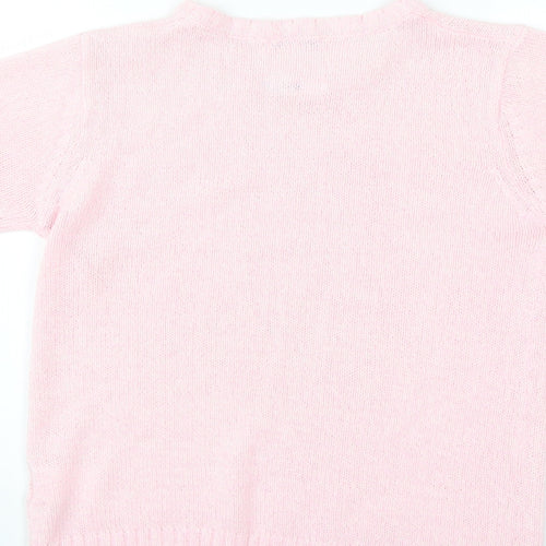 Damart Girls Pink   Pullover Jumper Size 10-11 Years
