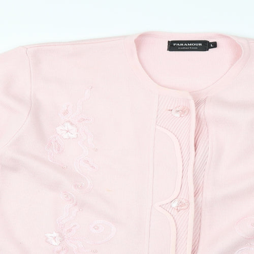 Paramour Womens Pink   Jacket Coat Size L
