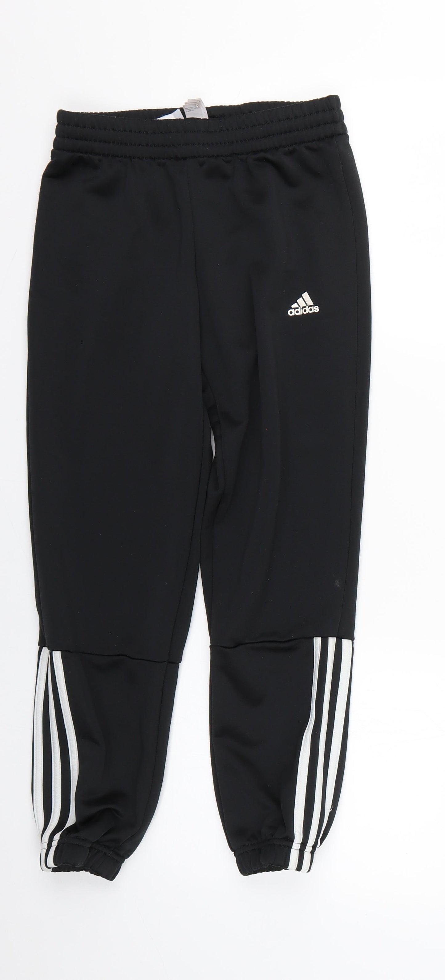 adidas Boys Black   Jogger Trousers Size 9-10 Years