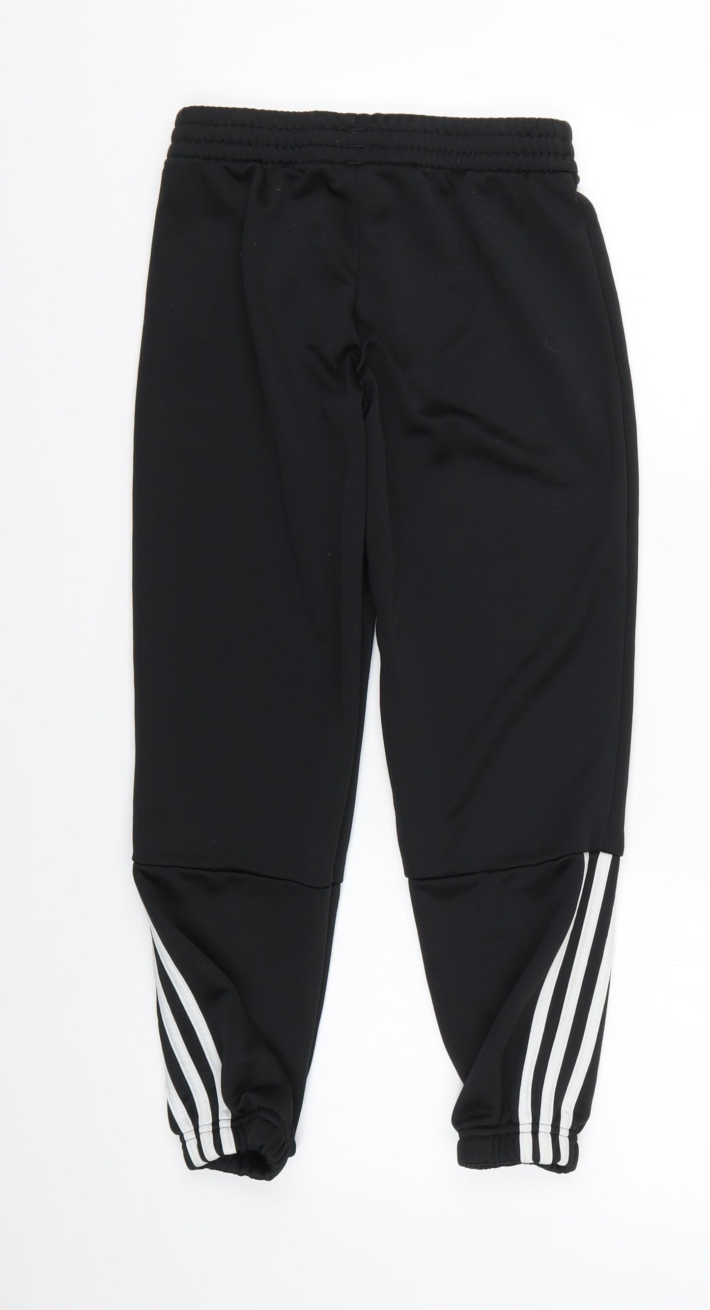 adidas Boys Black   Jogger Trousers Size 9-10 Years