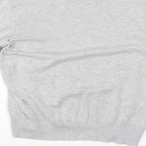 H&M Womens Grey   Basic Blouse Size S