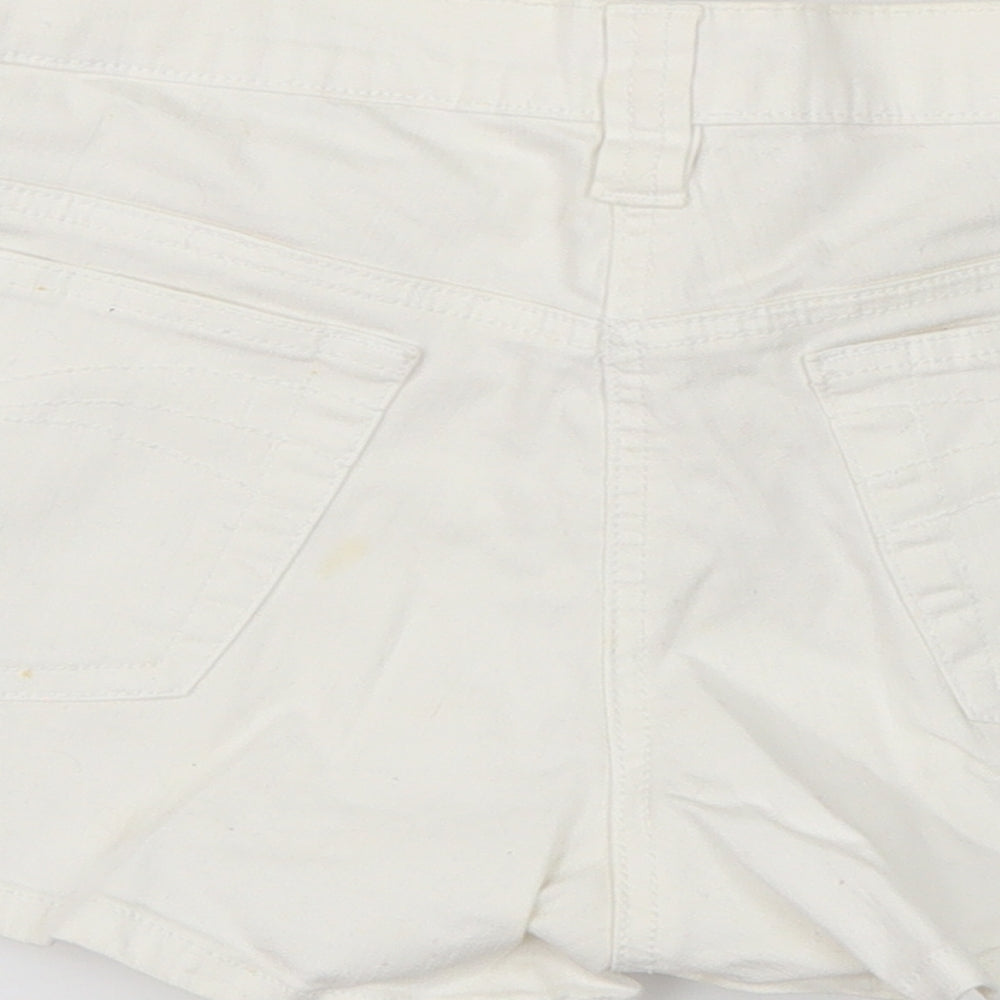 dnm Womens White   Cut-Off Shorts Size 12