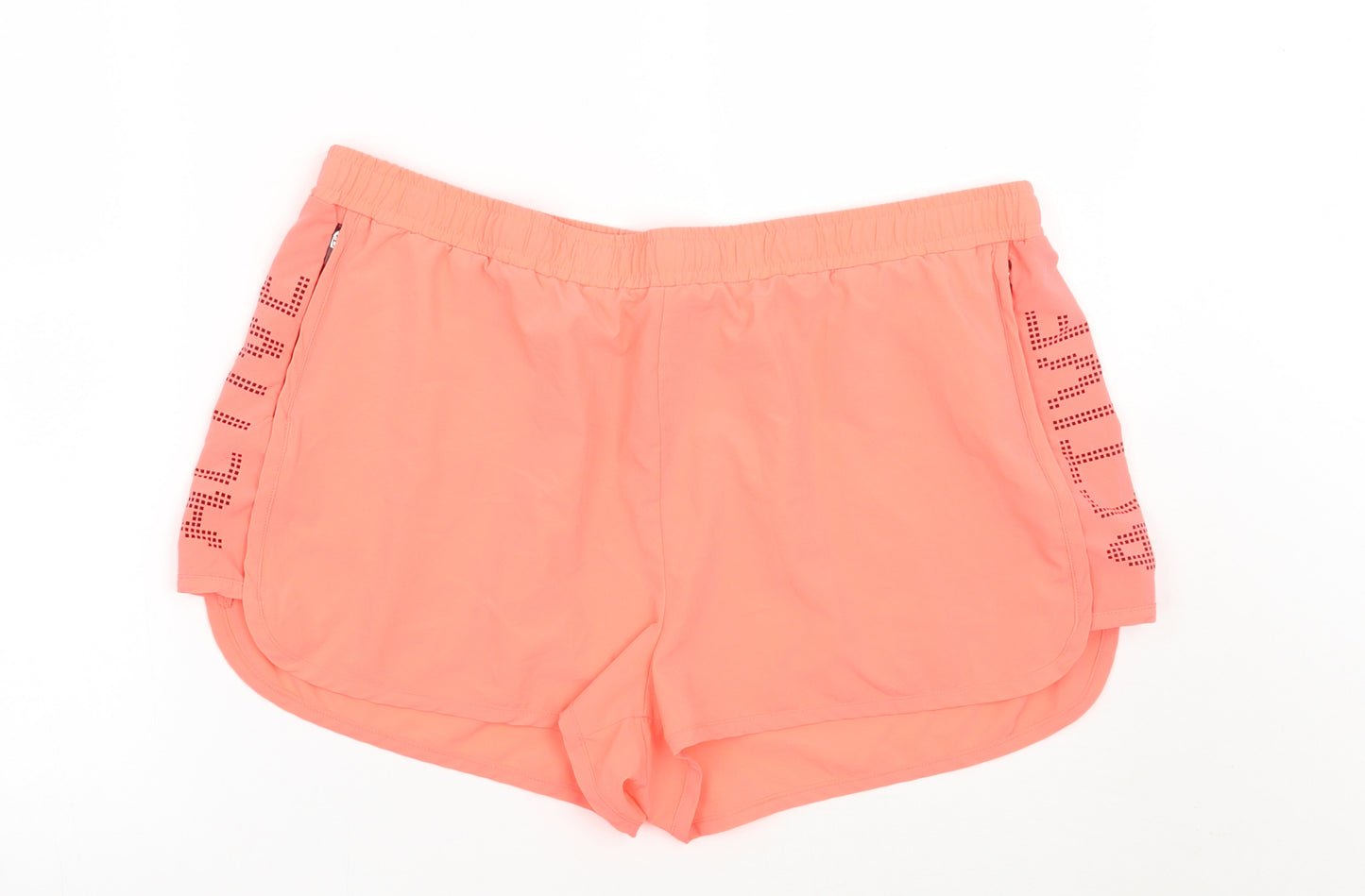 NX sport Womens Orange   Sweat Shorts Size 16