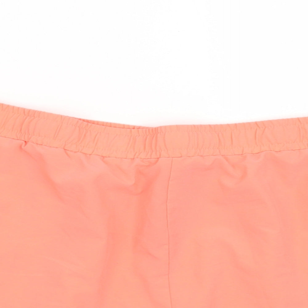 NX sport Womens Orange   Sweat Shorts Size 16