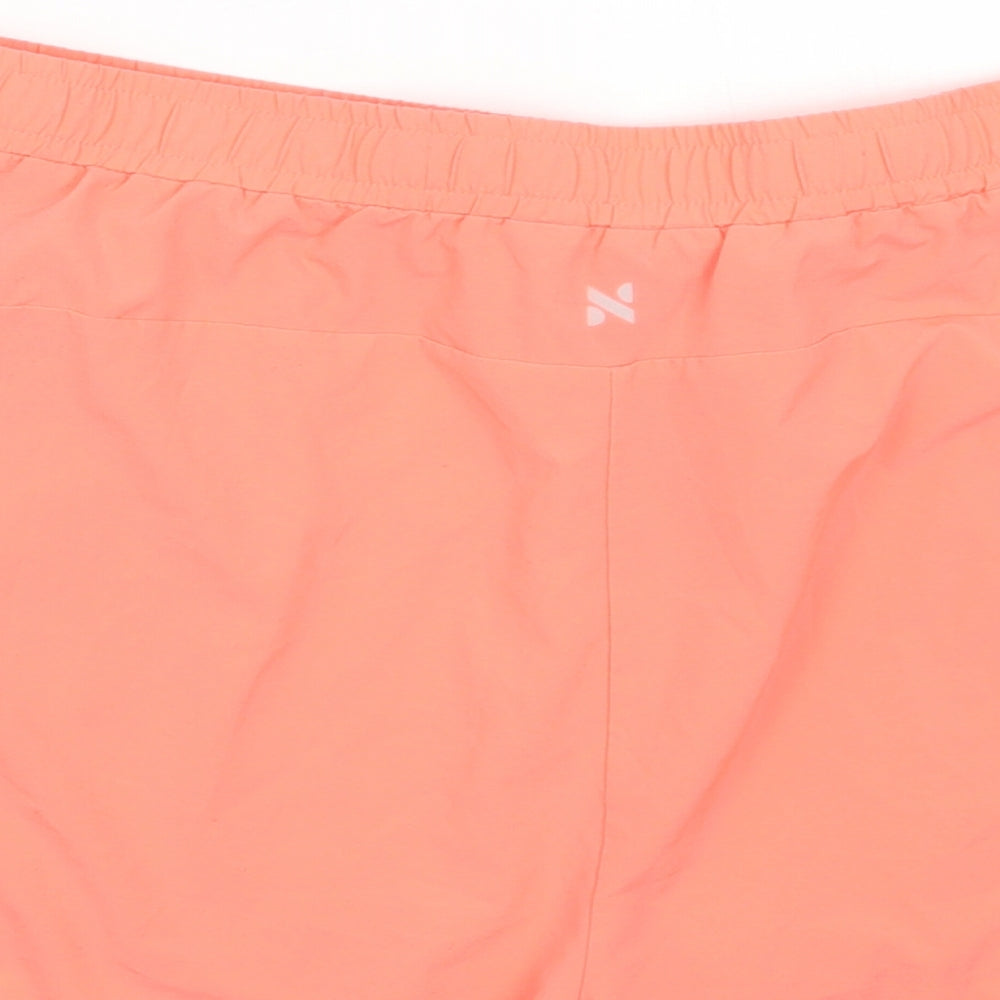 NX sport Womens Orange   Sweat Shorts Size 16