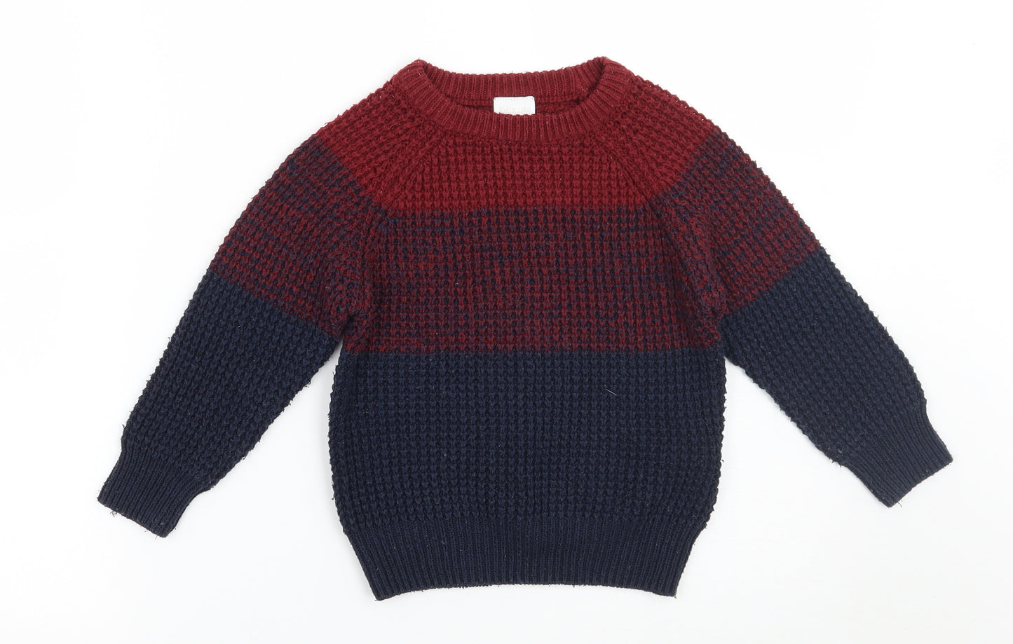F&F Boys Blue   Pullover Jumper Size 2-3 Years