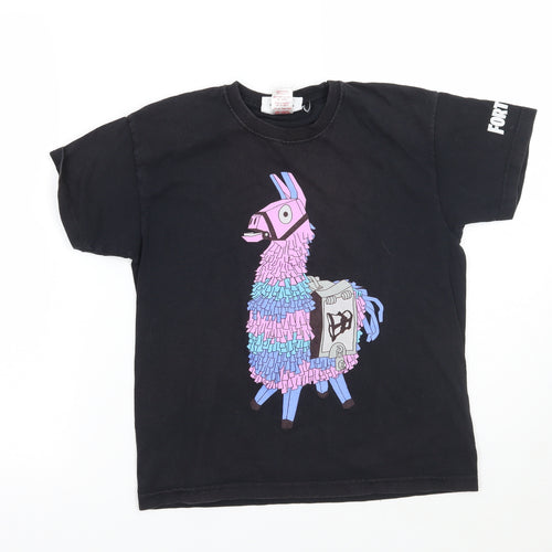 urban rascals Boys Black   Basic T-Shirt Size S  - Fortnite