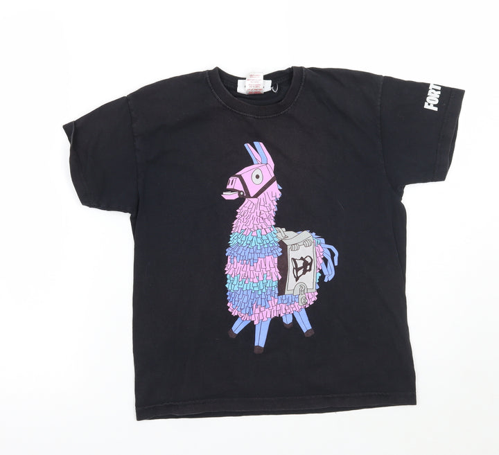 urban rascals Boys Black   Basic T-Shirt Size S  - Fortnite