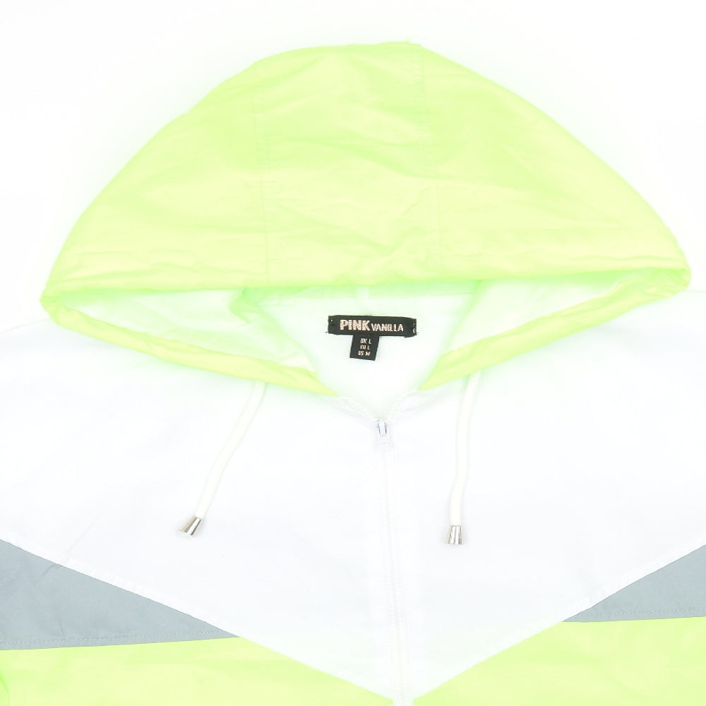Pink Vanilla Womens Green   Jacket Coat Size L  - neon green