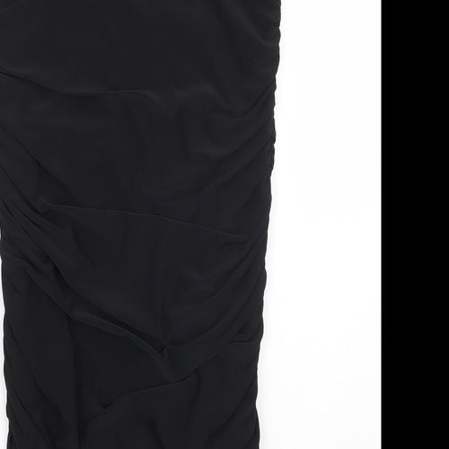 Ayanapa Womens Black Batik  A-Line  Size 14